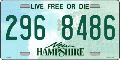 NH license plate 2968486