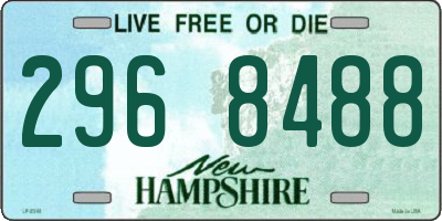 NH license plate 2968488