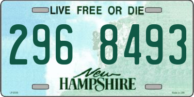 NH license plate 2968493