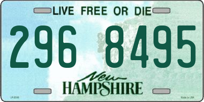 NH license plate 2968495