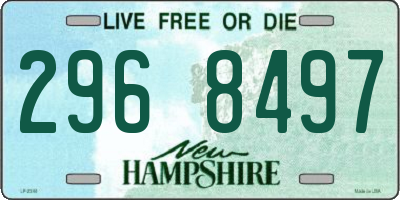 NH license plate 2968497