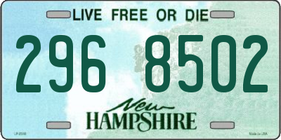 NH license plate 2968502