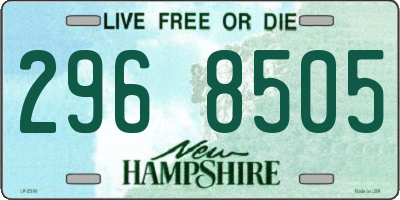 NH license plate 2968505