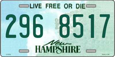 NH license plate 2968517