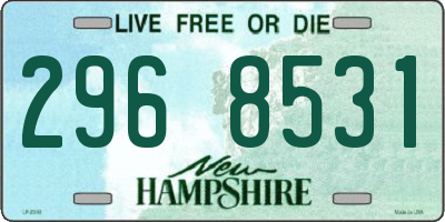 NH license plate 2968531