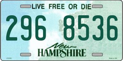 NH license plate 2968536