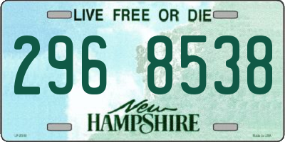 NH license plate 2968538