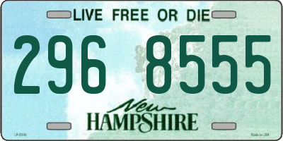 NH license plate 2968555