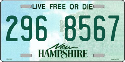 NH license plate 2968567