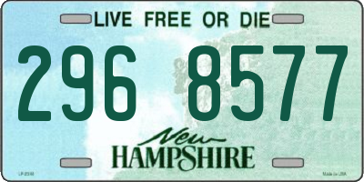NH license plate 2968577