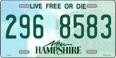 NH license plate 2968583