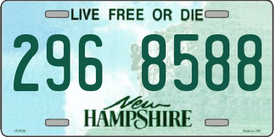 NH license plate 2968588