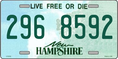NH license plate 2968592