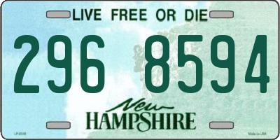 NH license plate 2968594