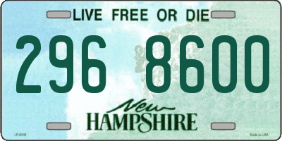 NH license plate 2968600