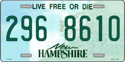 NH license plate 2968610