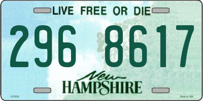 NH license plate 2968617