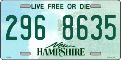 NH license plate 2968635