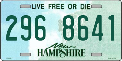 NH license plate 2968641