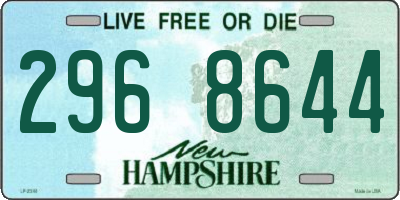 NH license plate 2968644