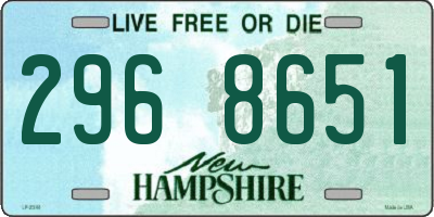 NH license plate 2968651