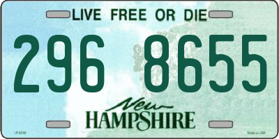 NH license plate 2968655