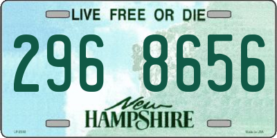 NH license plate 2968656