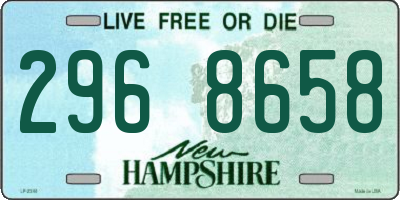 NH license plate 2968658
