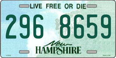 NH license plate 2968659