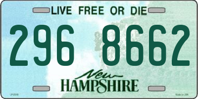 NH license plate 2968662