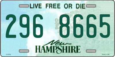 NH license plate 2968665