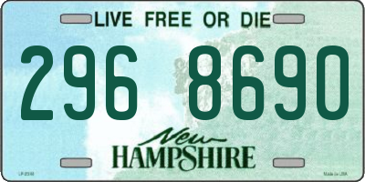 NH license plate 2968690