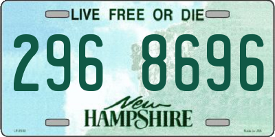 NH license plate 2968696
