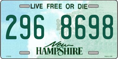 NH license plate 2968698