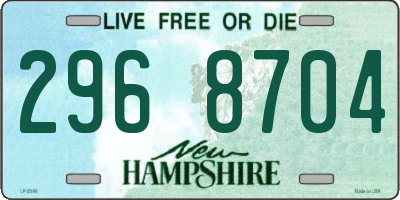 NH license plate 2968704