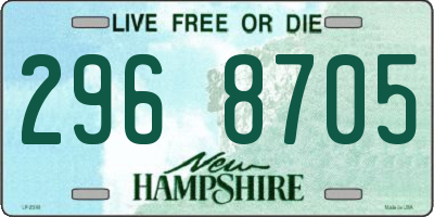 NH license plate 2968705