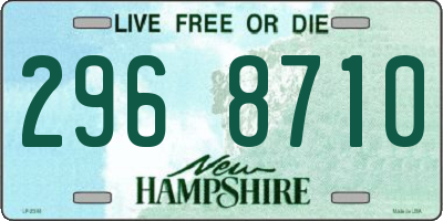 NH license plate 2968710