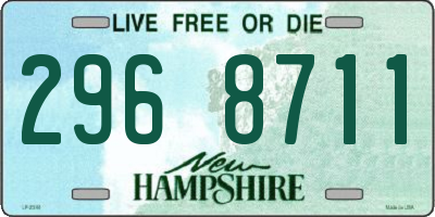 NH license plate 2968711