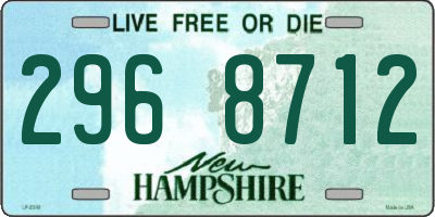 NH license plate 2968712