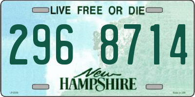 NH license plate 2968714