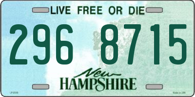 NH license plate 2968715