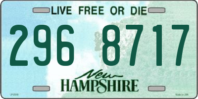 NH license plate 2968717