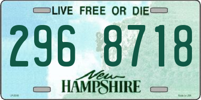 NH license plate 2968718