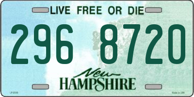 NH license plate 2968720
