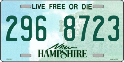NH license plate 2968723