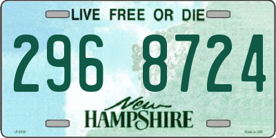NH license plate 2968724