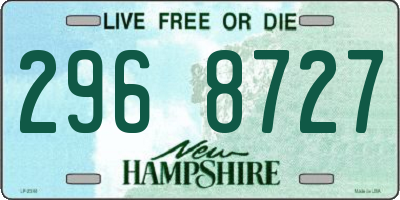 NH license plate 2968727