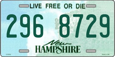 NH license plate 2968729