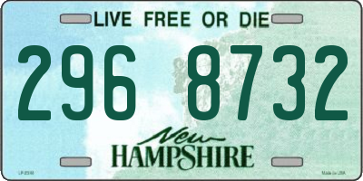 NH license plate 2968732