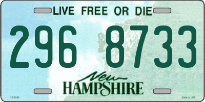 NH license plate 2968733